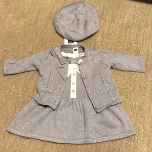 JANIE AND JACK SPARKLY OUTFIT SET